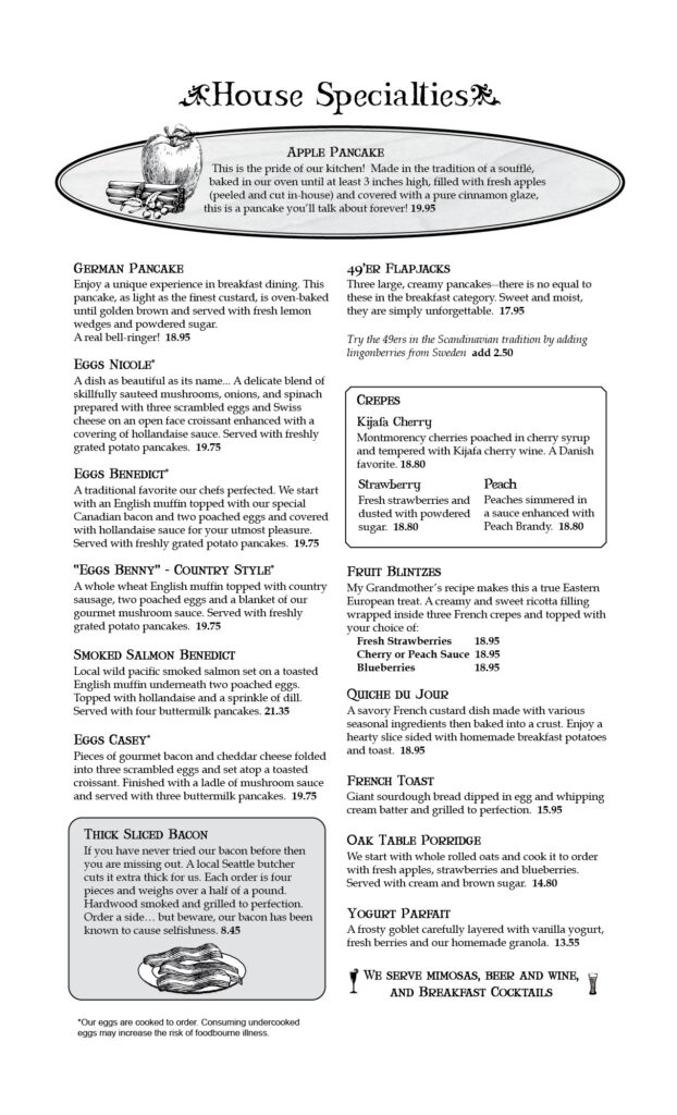 Breakfast Menu Page 2